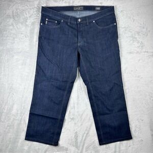 ✨ 2/$35 BRAX Masterpiece Men's Dark Wash‎ Straight Leg Denim Jeans 34x32 Casual